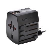 Picture of Kensington K38120WW International Travel Adapter (Black) compatible with Silent Circle Blackphone 2