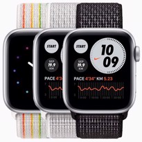 Picture of Apple Watch SE Silver Aluminium Case with Nike Sport Loop (40mm)