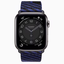 Picture of Apple Watch Series 6 Hermès Space Black Stainless Steel Case with Jumping Single Tour (44mm)