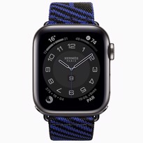 Picture of Apple Watch Series 6 Hermès Space Black Stainless Steel Case with Jumping Single Tour (40mm)