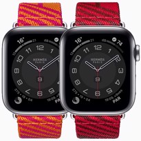 Picture of Apple Watch Series 6 Hermès Silver Stainless Steel Case with Jumping Single Tour (40mm)