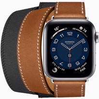 Picture of Apple Watch Series 6 Hermès Silver Stainless Steel Case with Double Tour