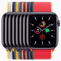 Picture of Apple Watch SE Space Grey Aluminium Case with Sport Loop (40mm)