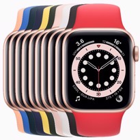 Picture of Apple Watch Series 6 Gold Aluminium Case with Sport Band (40mm)
