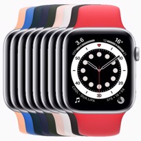 Picture of Apple Watch Series 6 Silver Aluminium Case with Sport Band (44mm)