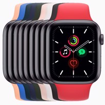Picture of Apple Watch SE Space Grey Aluminium Case with Sport Band (44mm)