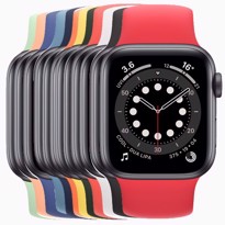Picture of Apple Watch Series 6 Space Grey Aluminium Case with Solo Loop (40mm)