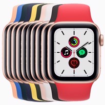 Picture of Apple Watch SE Gold Aluminium Case with Sport Band (40mm)