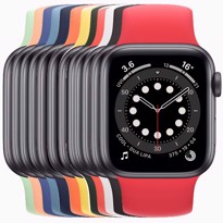 Picture of Apple Watch SE Space Grey Aluminium Case with Solo Loop (40mm)