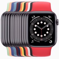 Picture of Apple Watch SE Space Grey Aluminium Case with Solo Loop (44mm)
