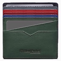 Picture of Silent Pocket Simple Card Leather Wallet