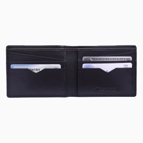 Picture of Silent Pocket BiFold Wallet Black Leather