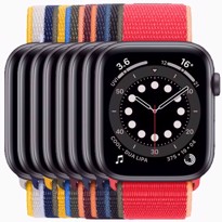 Picture of Apple Watch Series 6 Space Grey Aluminium Case with Sport Loop (44mm)