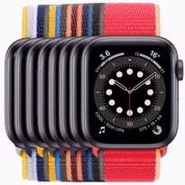 Picture of Apple Watch Series 6 Space Grey Aluminium Case with Sport Loop (40mm)