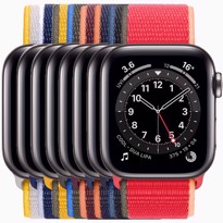 Picture of Apple Watch Series 6 Graphite Stainless Steel Case with Sport Loop (44mm)