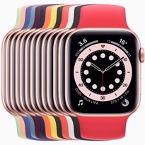 Picture of Apple Watch Series 6 Gold Aluminium Case with Solo Loop (44mm)